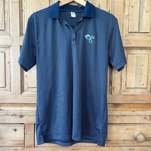 BAW Ladies Womens Size Medium Blue Gray UNC Polo‎ Shirt North Carolina Tar Heels